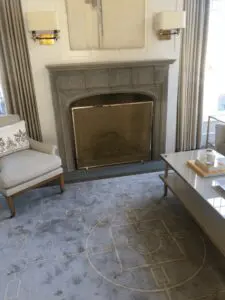 living room fireplace